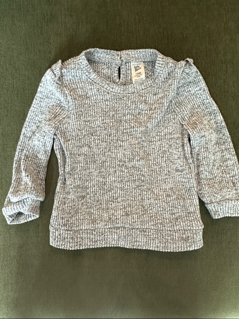 OshKosh B'gosh Heather Gray Knit Sweater